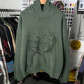 Unisex Vintage Hoodie Saint Michael Cherub American Vintage-Style Washed/Distressed Hoodie