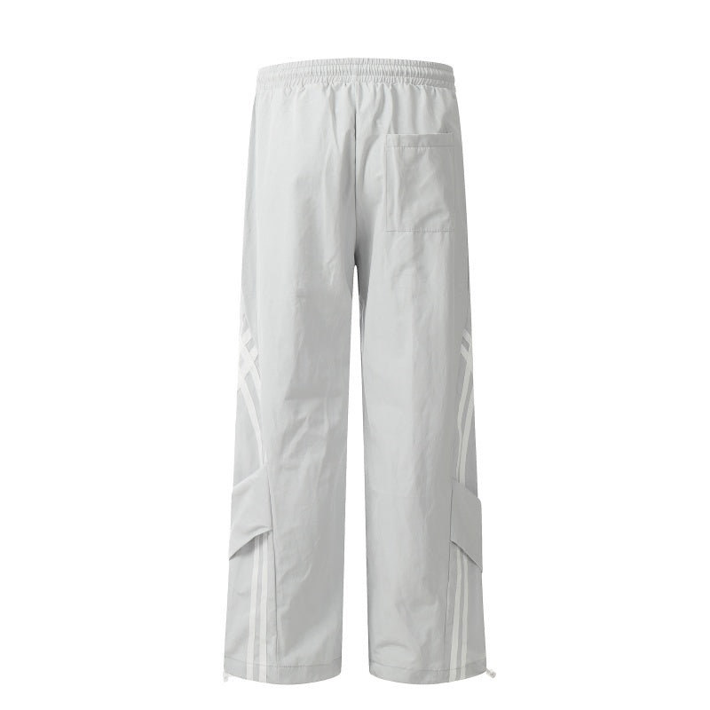 American-style streetwear harem pants Multi-color lightweight relaxed straight trousers