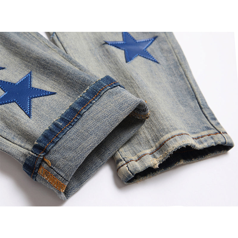 AMIRI Jeans High-quality distressed pure cotton