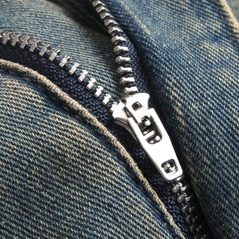 Mens Fashion Jeans Damaging embroidery 5717# Pure cotton high quality