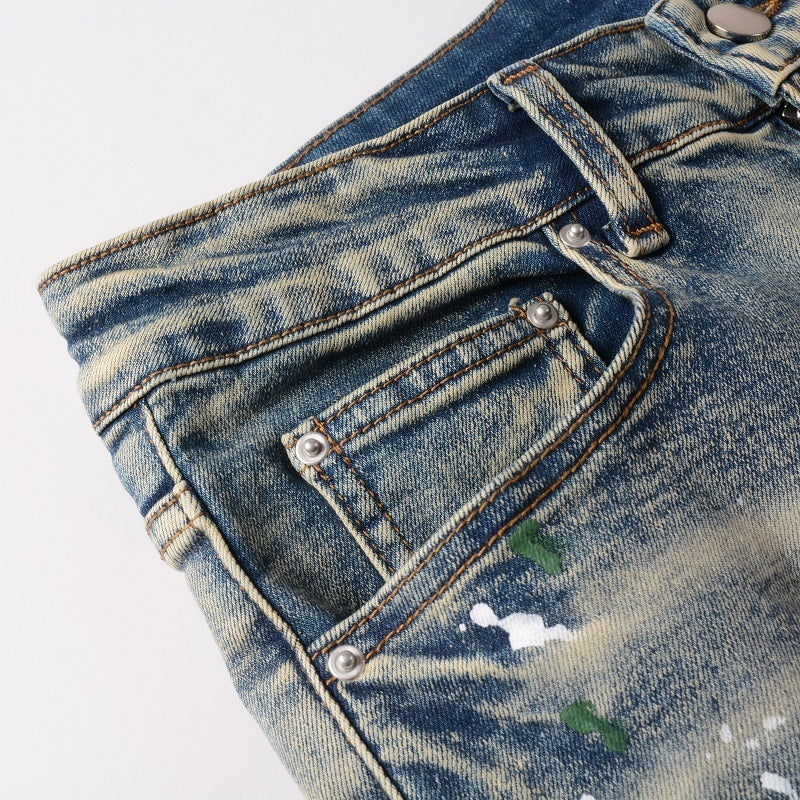 Men Trendy Jeans Pure cotton high quality