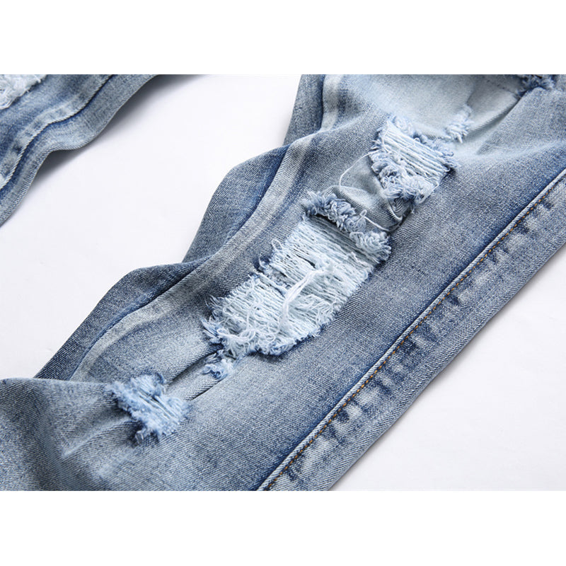AMIRI Jeans High-quality distressed pure cotton
