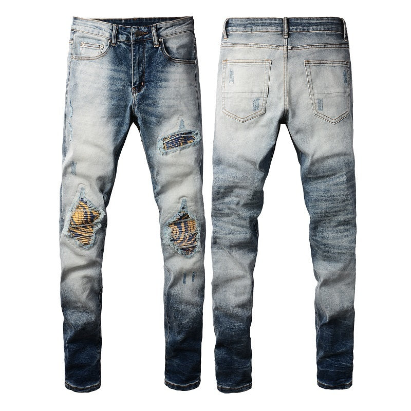 Men Trendy Jeans Pure cotton high quality