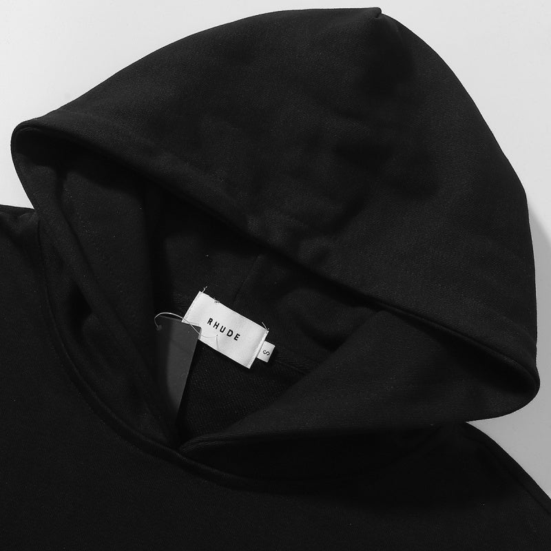 RHUDE Hoodie Sharp Winged R Logo Print