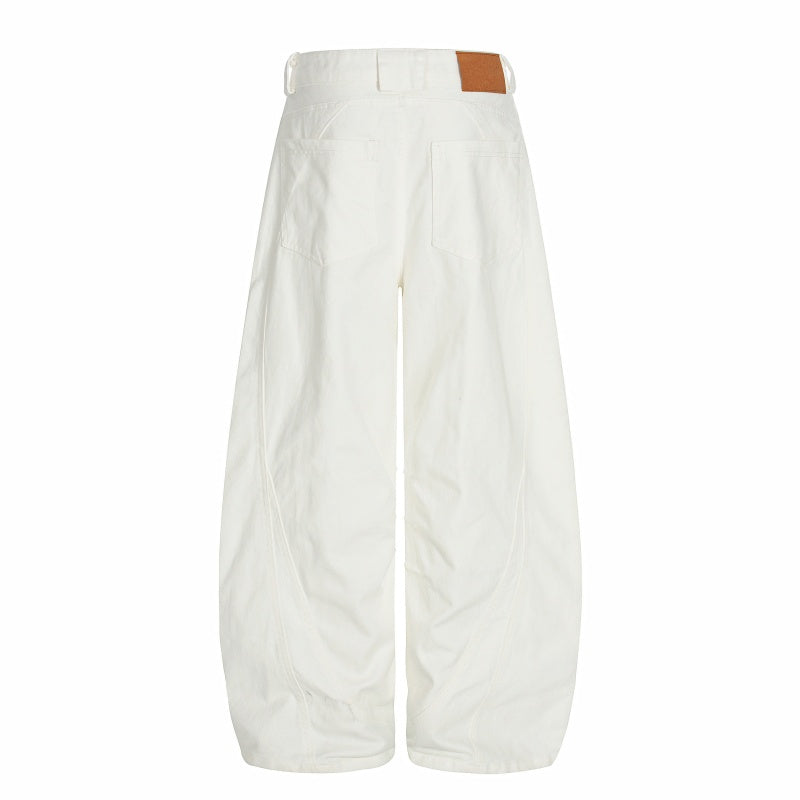 American-style streetwear harem pants Draped Loose Fit Dual Color Apparel