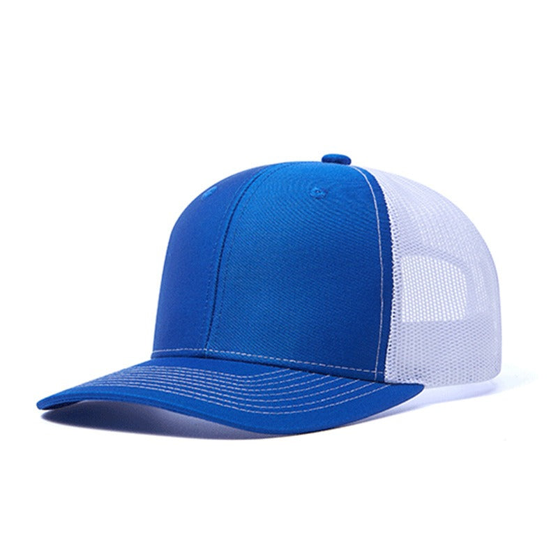 Trendy flat brimmed snapback hatssunshade net hat