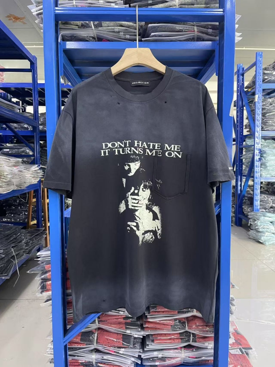 Vintage style washed summer wear T shirt 260G pure cotton high-quality streetwear