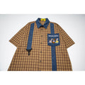 Unisex vintage T-shirt Polo shirt with a stand-up collar