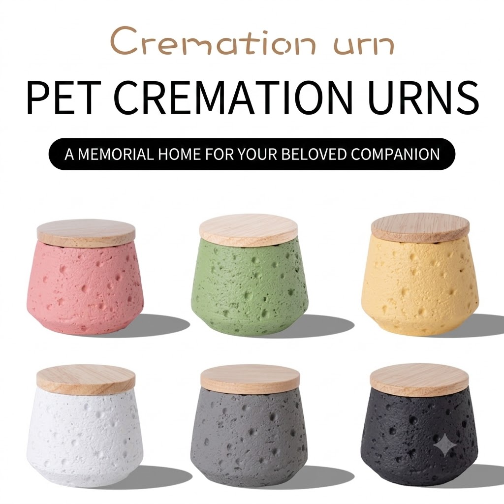Pet Urn Mini Pet Urn Tooth Hair Collection Commemorative Jar Cat Dog Hamster Rabbit Cremation Small Urn