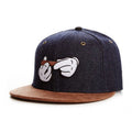 Trendy flat brimmed snapback hatssummer cartoon sunshade breathable
