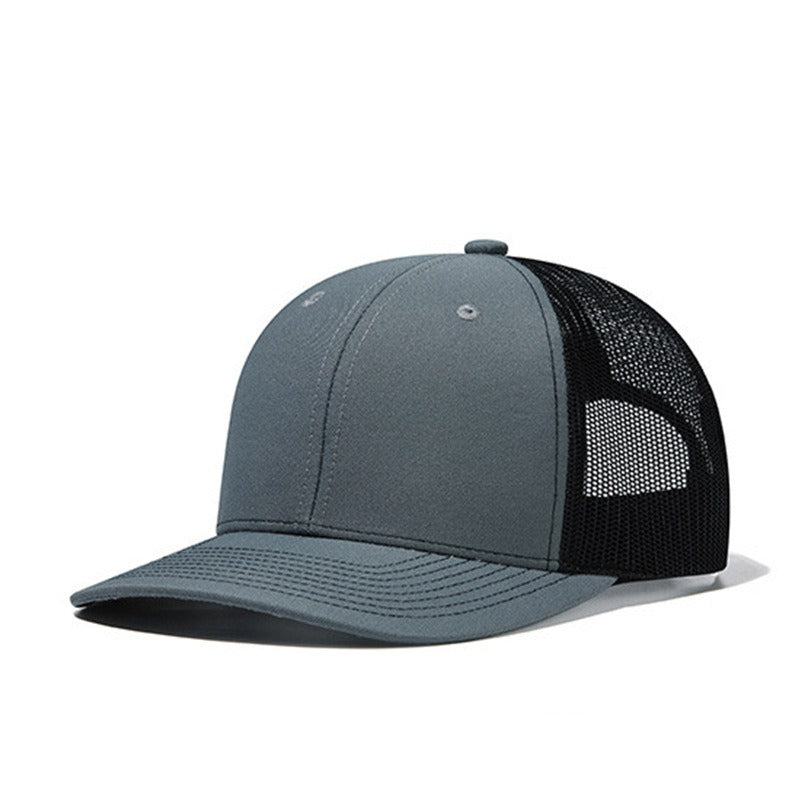 Trendy flat brimmed snapback hatssunshade net hat