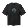 Saint Michael T Shirts Green Undead Rider Retro Motorcycle Streetwear