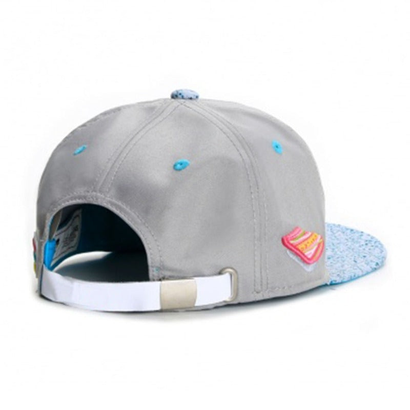 Trendy flat brimmed snapback hatsfly picture