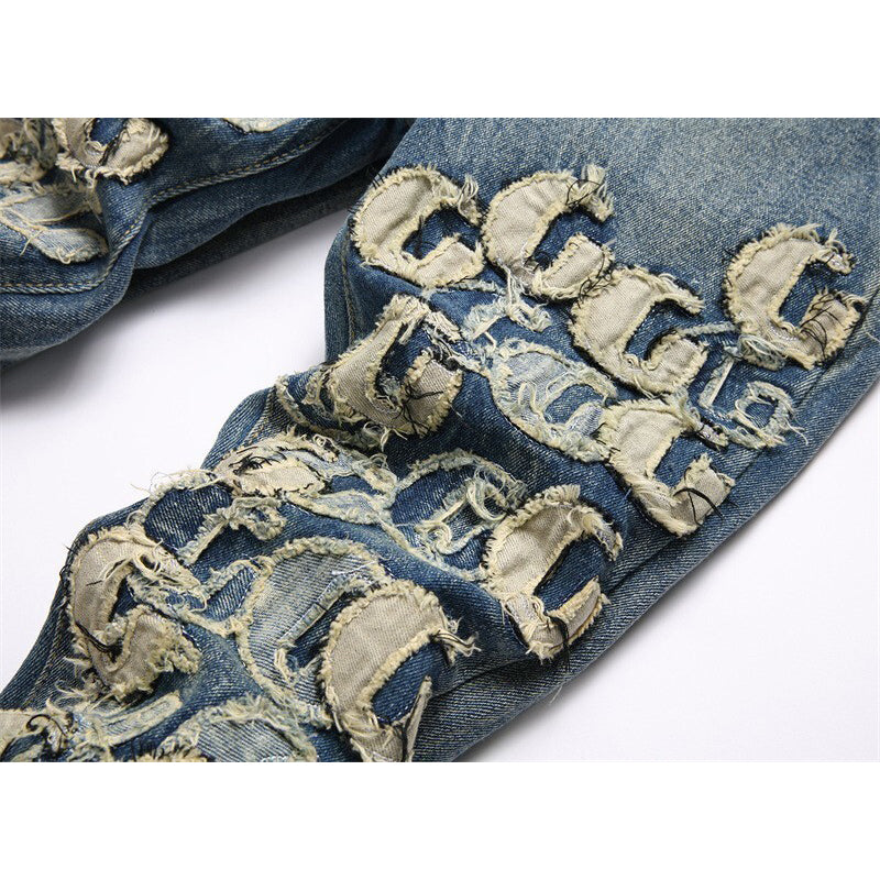 AMIRI Jeans High-quality distressed pure cotton