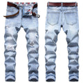 Mens Fashion Jeans Ripped D667# Pure cotton high quality