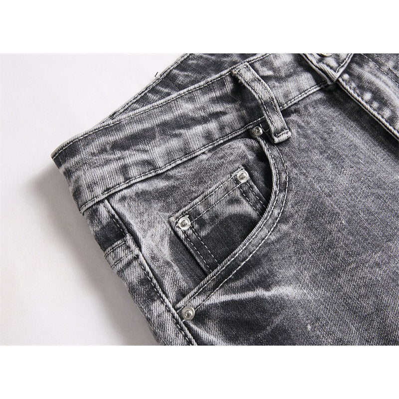AMIRI Jeans High-quality distressed pure cotton