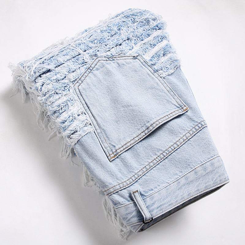 Mens Fashion Jeans Blue Ribbon 8862# Pure cotton high quality