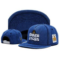 Trendy flat brimmed snapback hatscartoon breathable adjustable sunshade