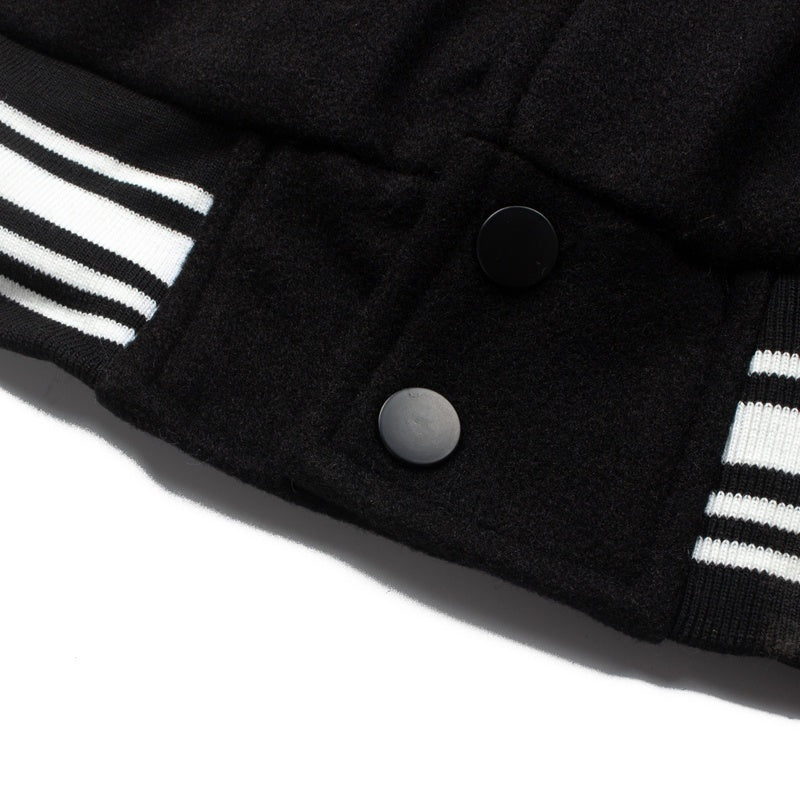 American-style baseball jacket Powered by Represent â€?Club Logo Embroidery (Vibe Style)