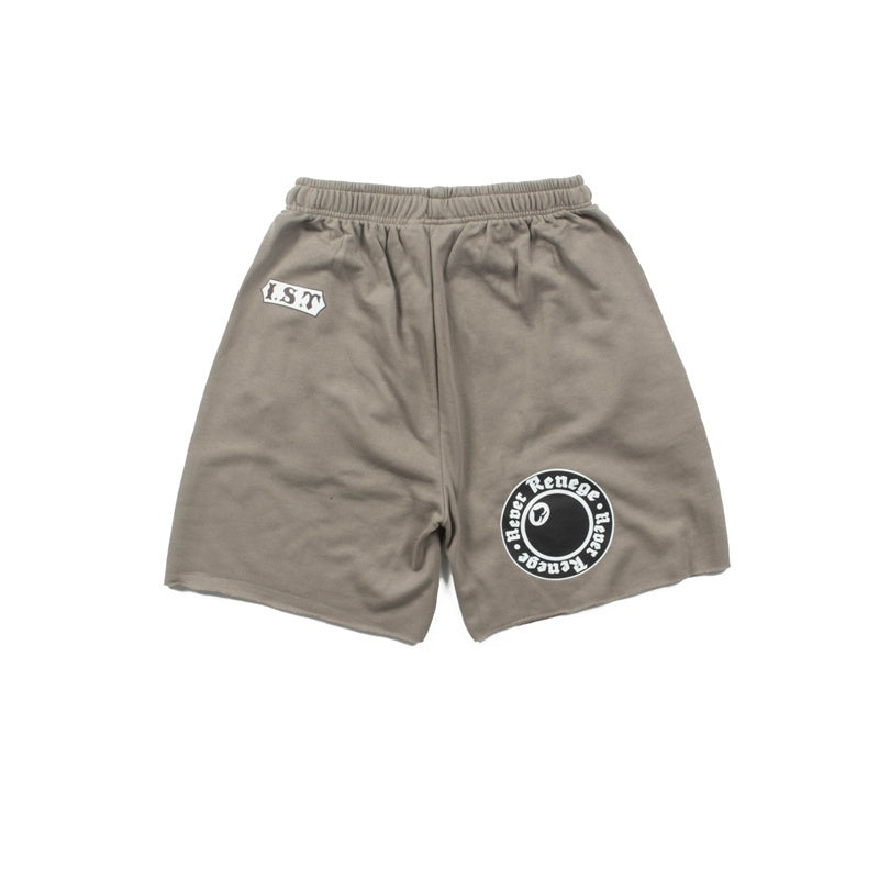 Denim Tears Shorts Cotton 8-Ball & I.S.T Graphic Oversized Drawstring