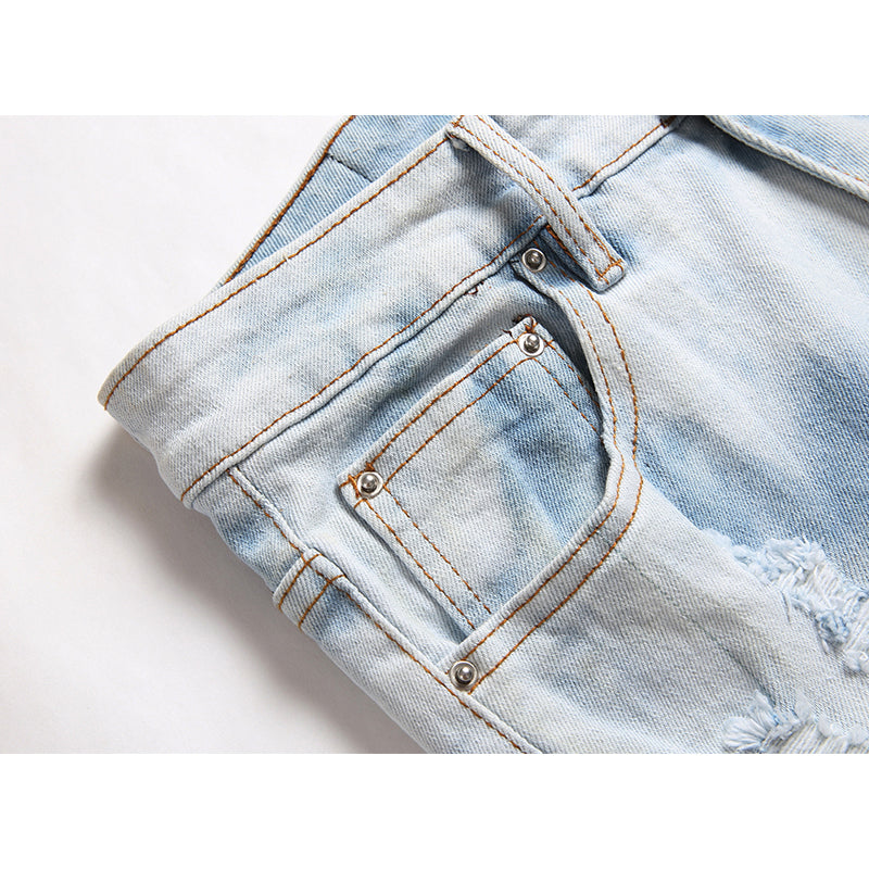 AMIRI Jeans High-quality distressed pure cotton