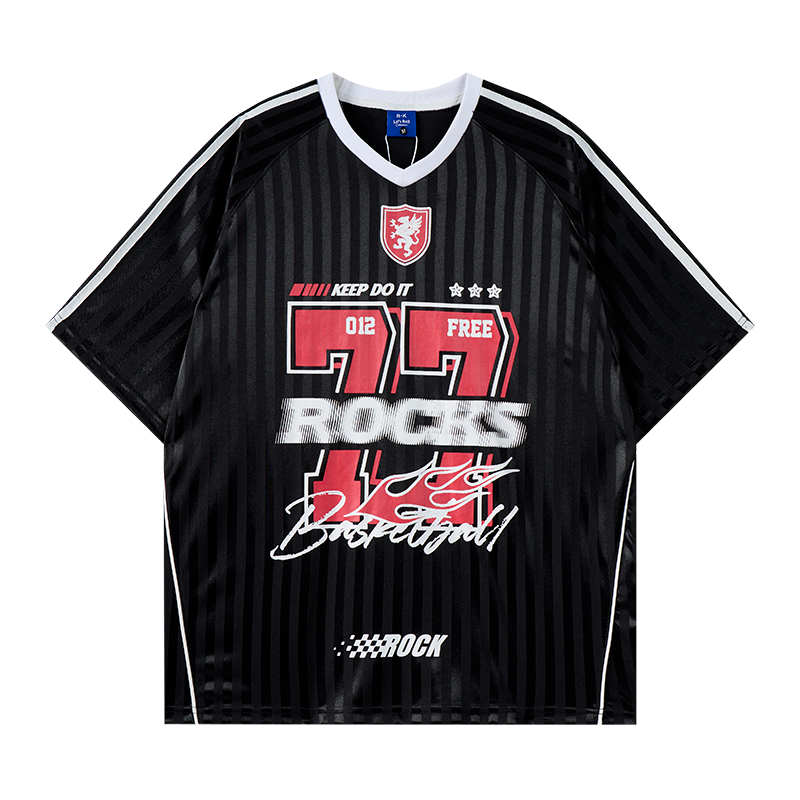 Unisex vintage T-shirts  No. 77 Fashionable Digital Stripes