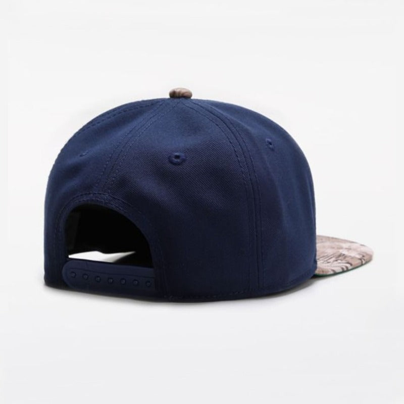 Trendy flat brimmed snapback hatsspring and summer sunshade breathable