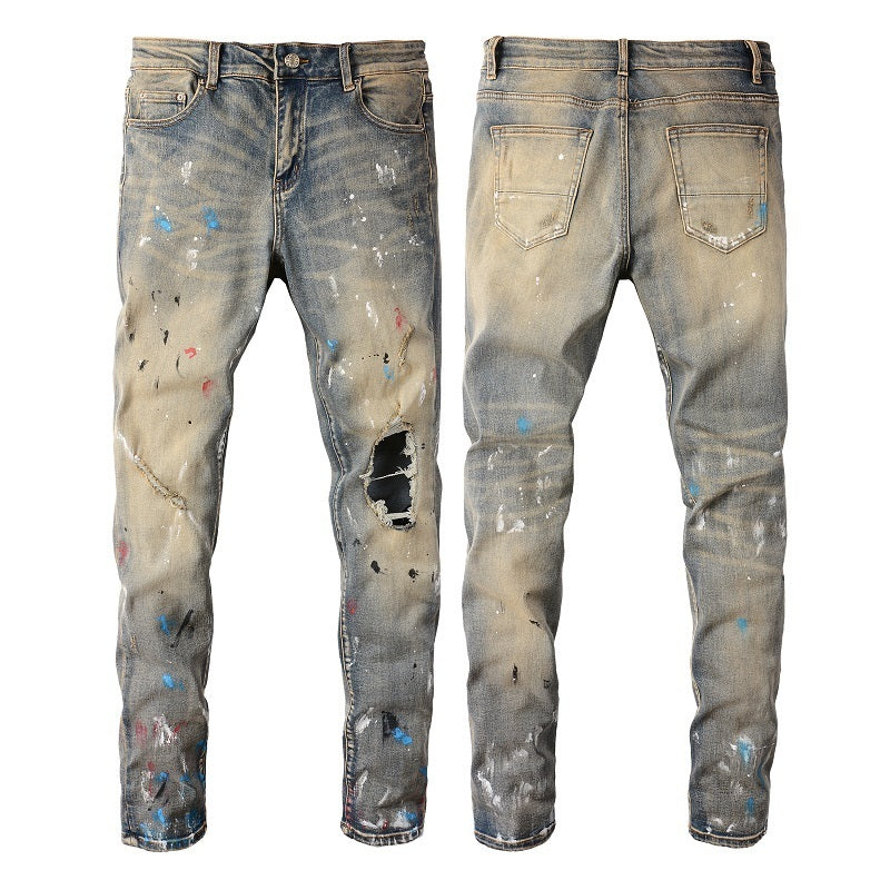 Men Trendy Jeans Pure cotton high quality