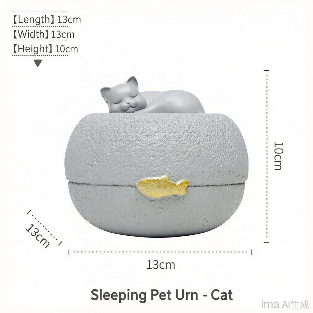 Pet Grave Marker Pet Funeral Memorial Urn Cat Dog Urn Storage Container Sacrifice Sacrifice Supplies
