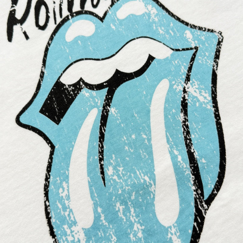Unisex Vintage T Shirts Saint x The Rolling Stones Happiness Tour London Exclusive â€?Heavyweight 320g fabric (retaining its weight and quality after washing) featuring vintage single-stitch construction and blind-stitch detailing.