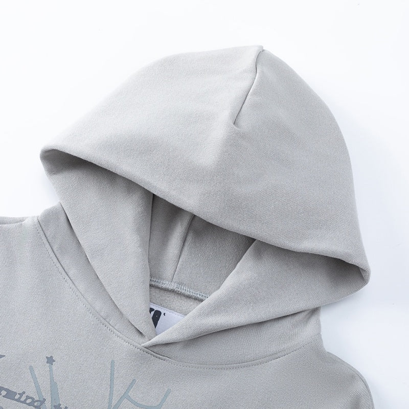Spiderweb hoodie & sweatpants 2 piece set High-quality pure cotton for autumn and winter