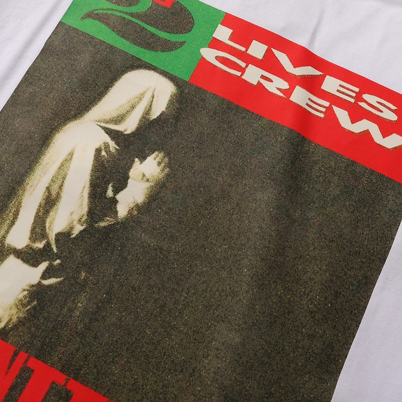 Saint Michael T Shirts 2 Lives Crew Saint Tears Vintage Photo Box Graphic
