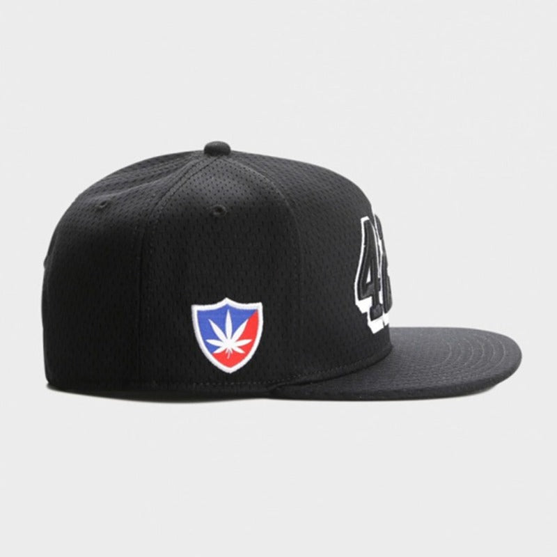 Trendy flat brimmed snapback hatsletter420 adjustable quick-drying and breathable