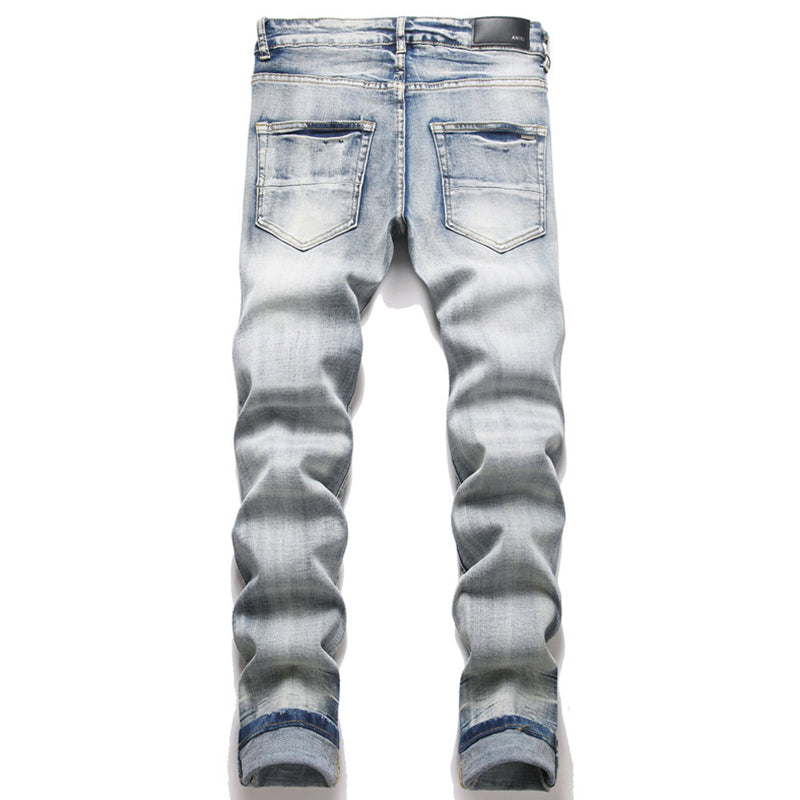 AMIRI Jeans High-quality distressed pure cotton