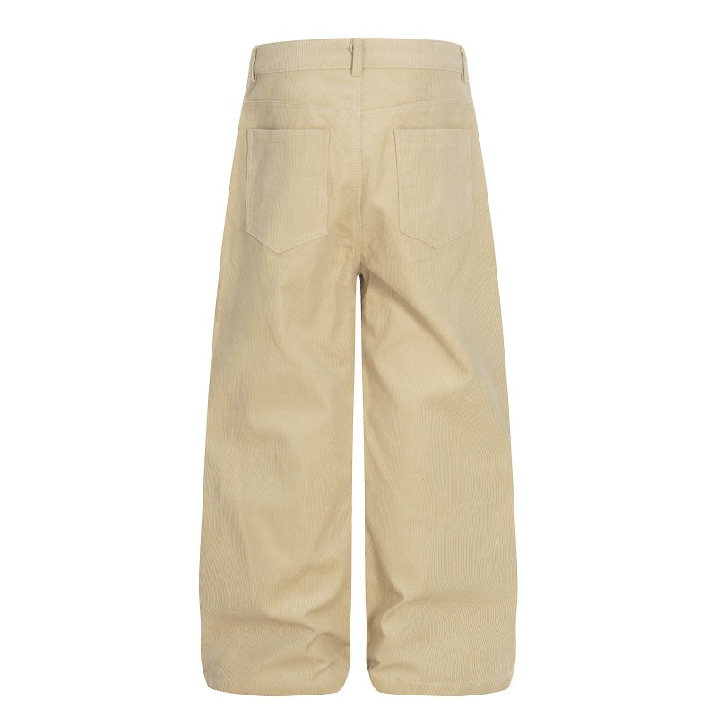 American-style streetwear harem pants Relaxed Silhouette Keychain Detail Outfit