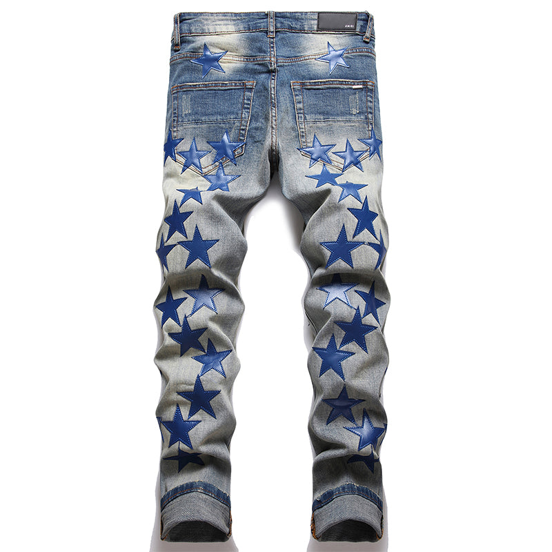 AMIRI Jeans High-quality distressed pure cotton
