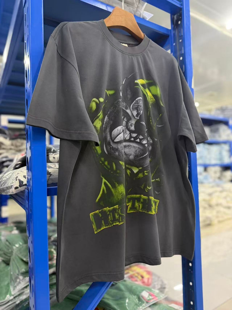 Vintage style washed summer wear T shirt 260G pure cotton high-quality streetwear