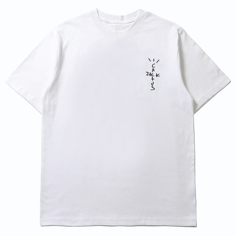 Mens T-shirt Travis Scott distinctive letter print