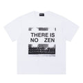 ERD T Shirts Bold Block Letter Distorted Text Frame Graphic Top