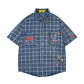 Unisex vintage T-shirt Polo shirt with a stand-up collar