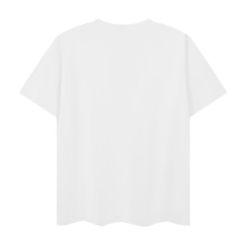 RHUDE T Shirts Old-Style Vacation Oval Art