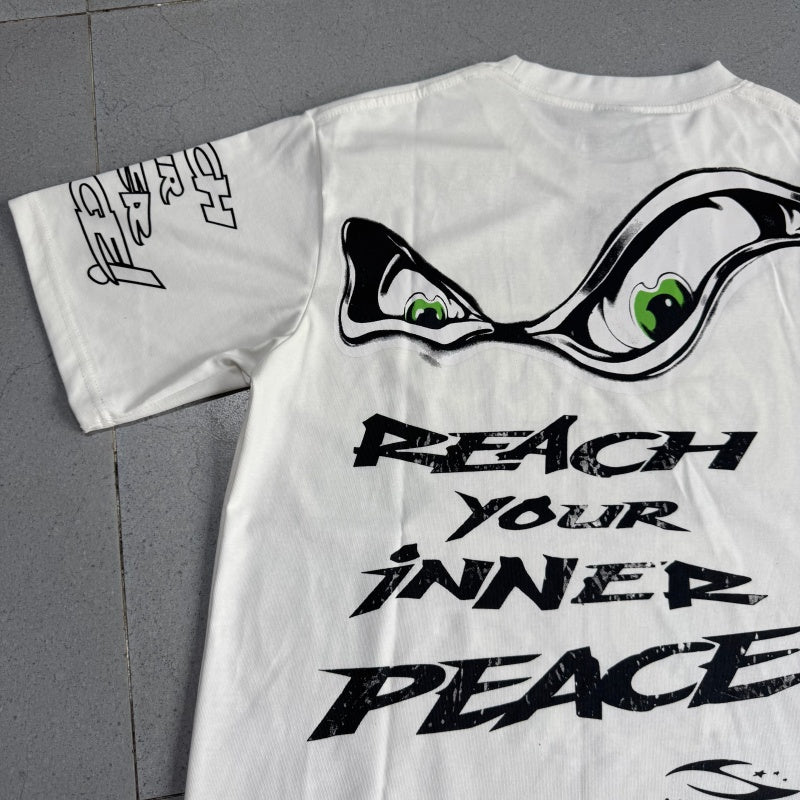 Vintage-style American T-shirt Mystic Third Eye Street Script Motif