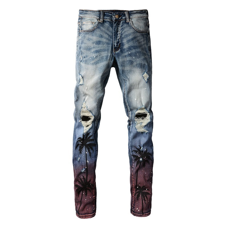Men Trendy Jeans Pure cotton high quality