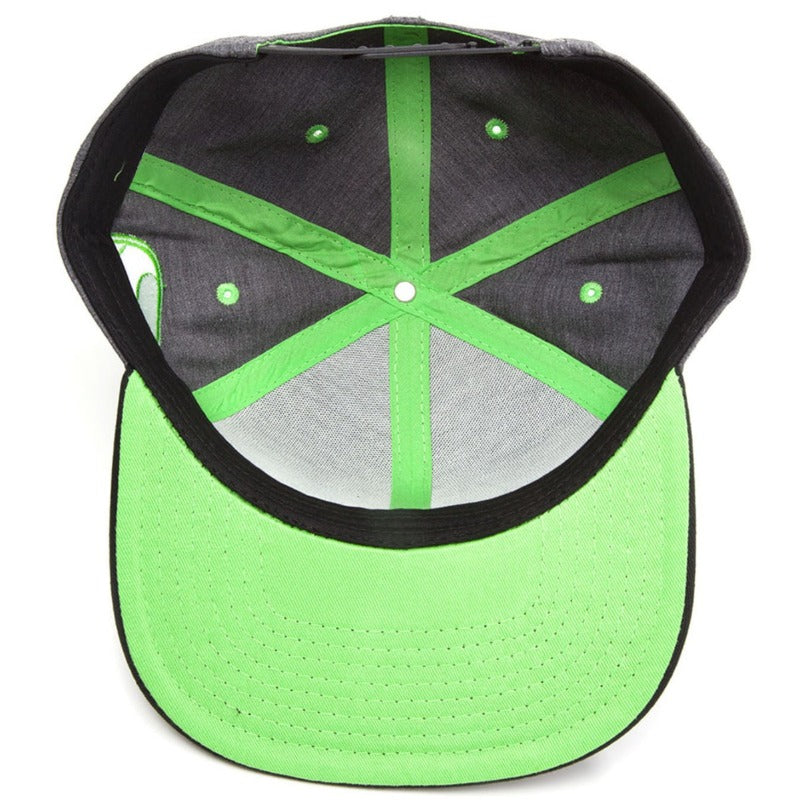 Trendy flat brimmed snapback hatscartoon sunshade