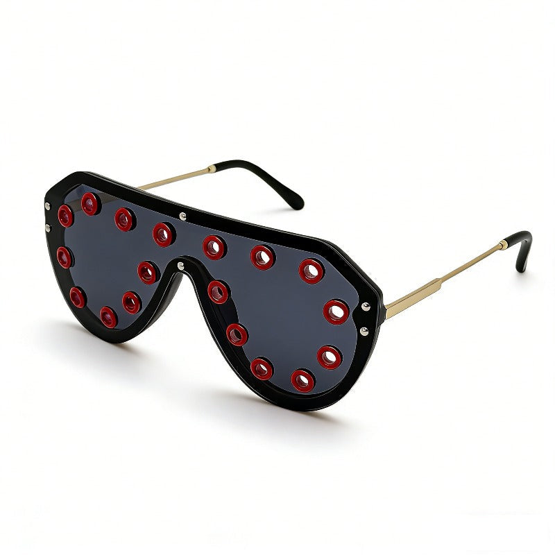 Trendy punk glasses retro