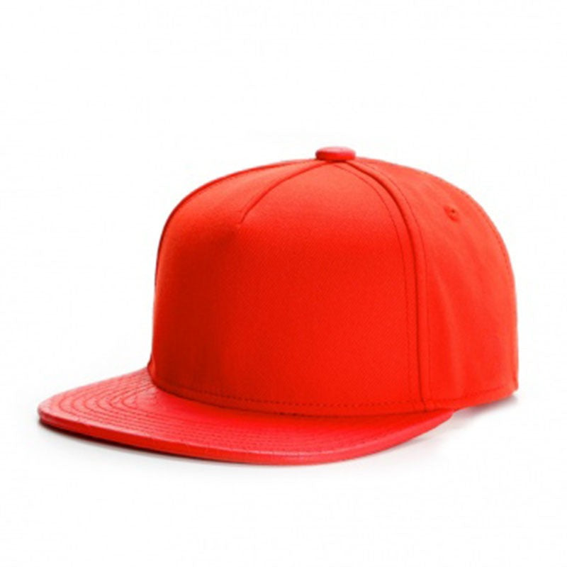 Trendy flat brimmed snapback hatslight board blank shade