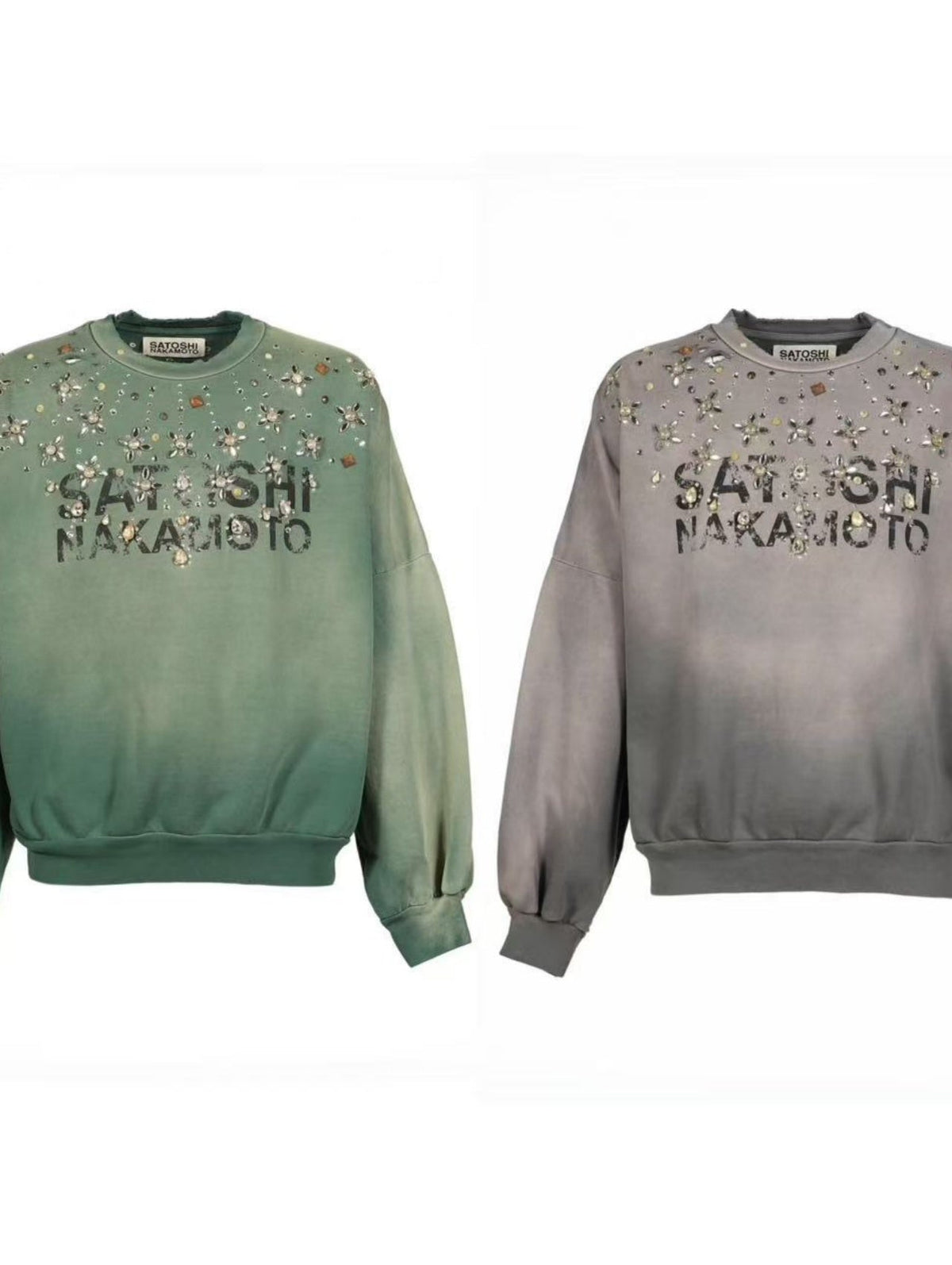 Satoshi Nakamoto Sweatshirt High-quality heavyweight streetwear with a vintage, distressed aesthetic.