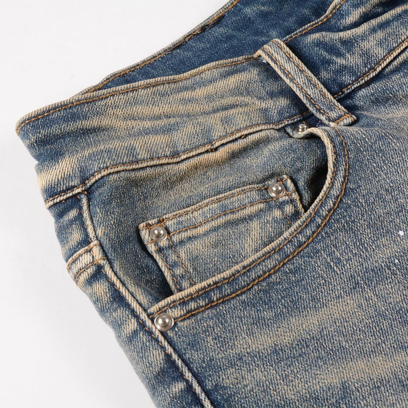 Men Trendy Jeans Pure cotton high quality