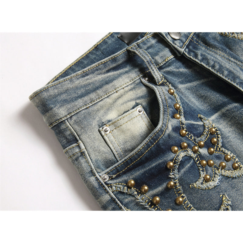 AMIRI Jeans High-quality distressed pure cotton