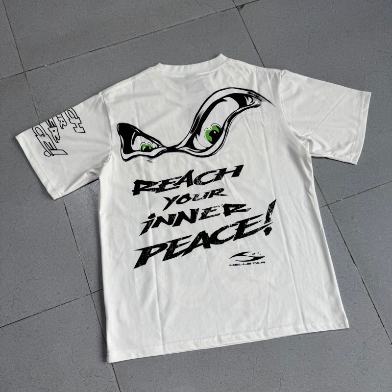 Vintage-style American T-shirt Mystic Third Eye Street Script Motif